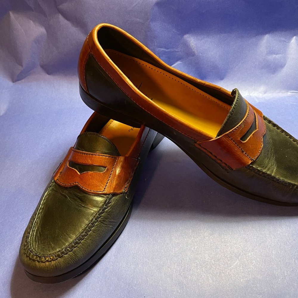 Sold! Cole Haan black and brown loafers.